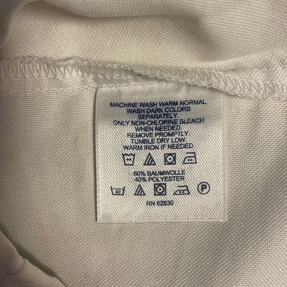 3/$18, 🌼Land’s End classic white button down shirt size 4 - Picture 8 of 8